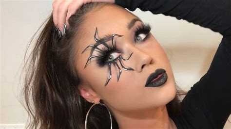 Spider Eye Halloween Makeup Youtube