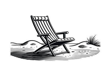 How To Draw A Beach Chair Yonderoo