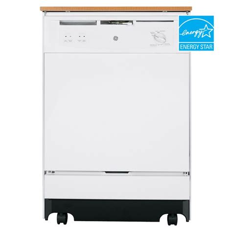 Ge 24 Inch Convertibleportable Dishwasher Color White At