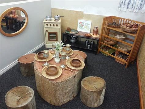 Wooden Home Corner For Children Reggio Dramatic Play Reggio Emilia