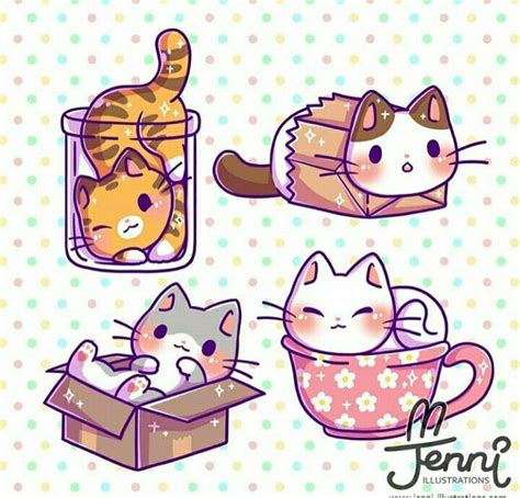 Cute Neko 😍 Kittehs Cute Kawaii Animals Cute Cat Drawing Cute
