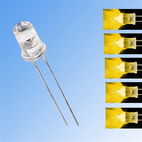10pcs 5mm 2 Pin Led Ultra Bright Light Bulb Lamp 5 Colors Us102