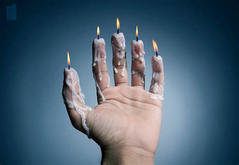 Candles Fingers On Behance