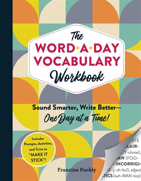 The Word A Day Vocabulary Workbook Book By Francine Puckly Official