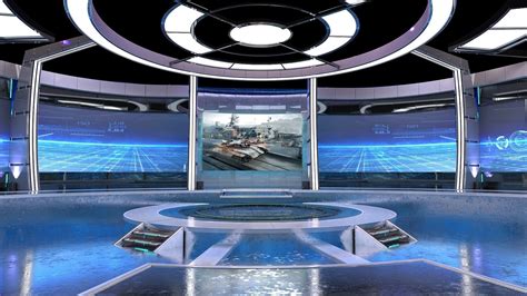 News Studio Tv Studio Set The Perfect Backdrop For Any Green Screen