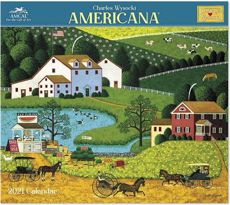 Solve Amcal 2021 Wall Calendar Americana Jigsaw Puzzle Online With 255