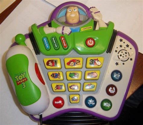Vtech Disney Toy Story 3 Buzz Lightyear Talk Teach Phone Educational