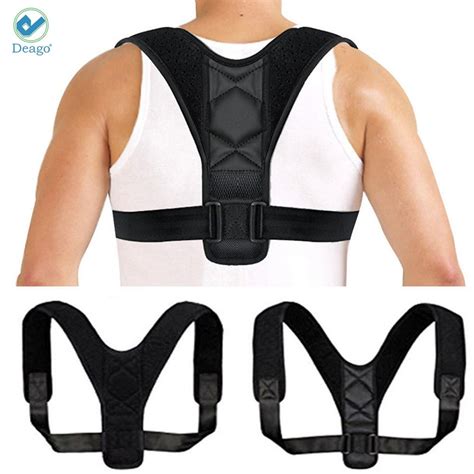 Deago Posture Corrector For Men And Women Upper Back Brace Clavicle