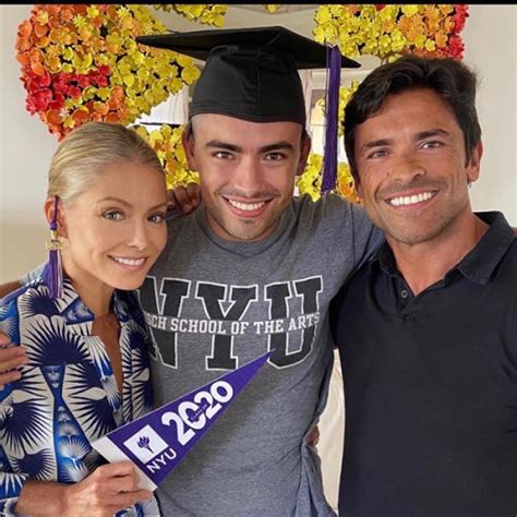 See Kelly Ripa And Mark Consuelos Son Michael Celebrate His College
