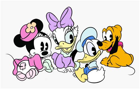 Baby Cliparts Transparent Group Baby Minnie Mouse Daisy Duck HD Png