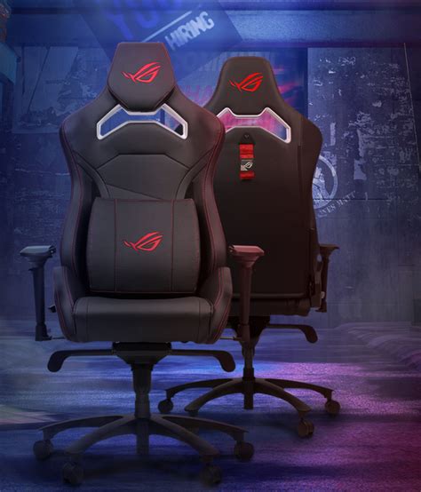 Asus Rog Chariot Gaming Chair Rgb Et Roulettes