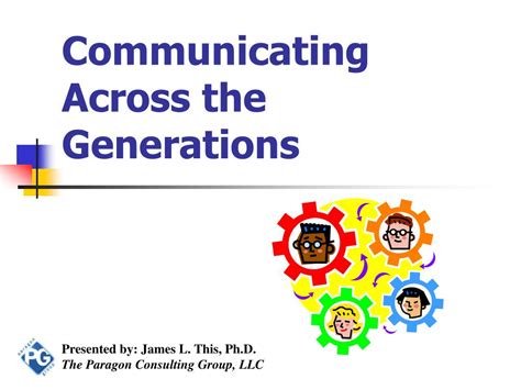 Ppt Communicating Across The Generations Powerpoint Presentation