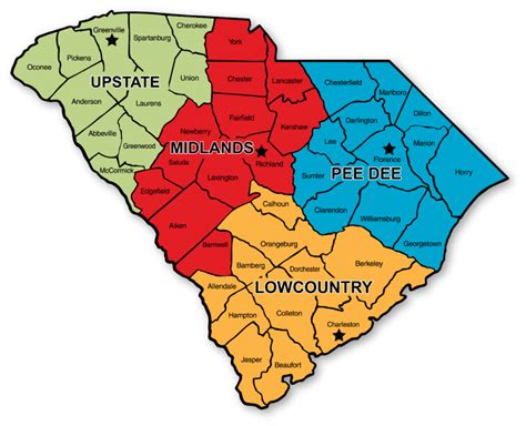 Pest control columbia sc | termite inspection & french drain installations. Region Map - South Carolina Pest Control Association
