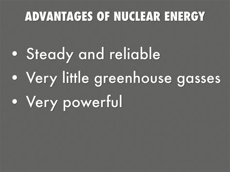 There is a need to build a nuclear power generation plant, with plans still in the feasibility stage. Advantages Of Nuclear Energy by Georgia Hamby