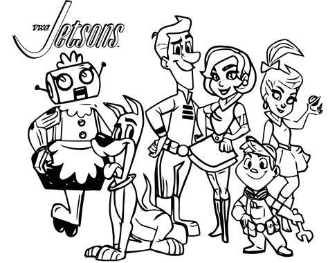 Jetsons Coloring Page 051 Wecoloringpage Com