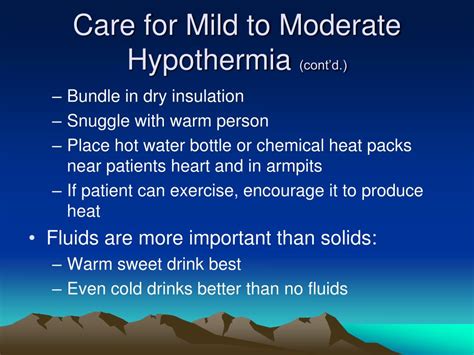 Ppt Lesson 12 Hypothermia Emergency Reference Guide P 62 63