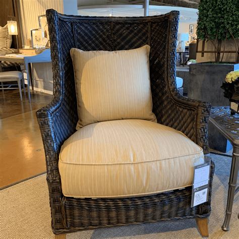 But, there may be slight differences between the materials used for wicker furniture. Outdoor High Back Wicker Wing Chairs - KDRShowrooms.com