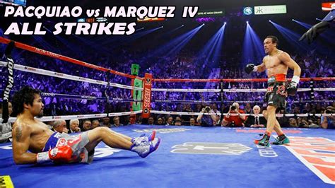 Manny Pacquiao Vs Juan Manuel Marquez 4 All Significant Strikes Youtube