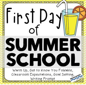 Collection by zachary king • last updated 2 weeks ago. Summer School - First Day of Summer School Activities | TpT