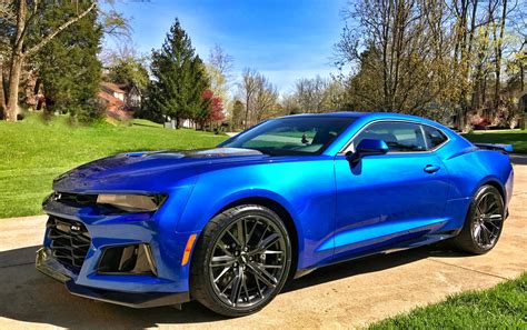2017 Zl1 Camaro Coupe Only 161 Miles 6 Speed Manual Hyper Blue