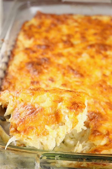 Cheesy Hashbrown Casserole Recipe Miss In The Kitchen
