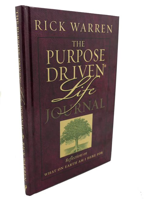 The Purpose Driven Life Journal Rick Warren First Edition First