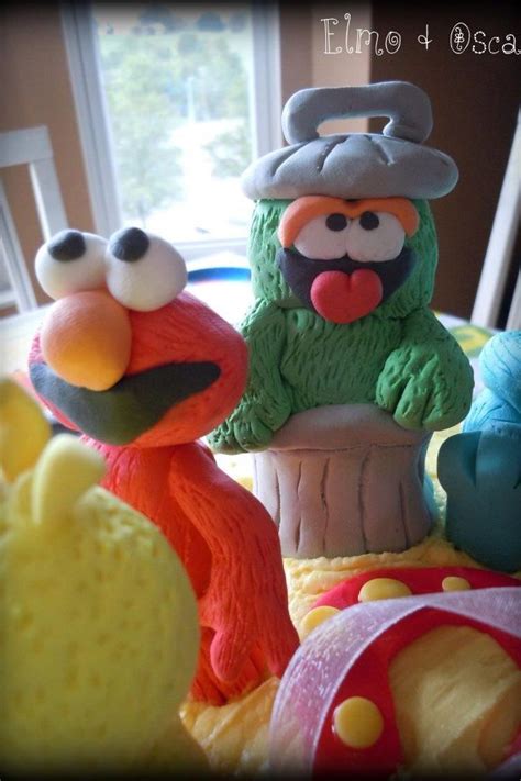 Handmade Sesame Street Characters Using Polymer Claymy Husband Made