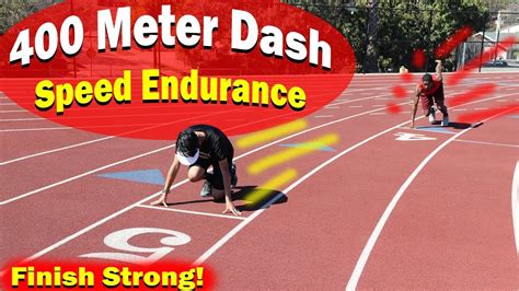 To build up your endurance and increase your speed as fast as possible, you should not only learn how to train your body to get used to with the long distance but also choose to wear the right type of. How To Run Faster 400 Meter Dash Endurance Track Workout ...