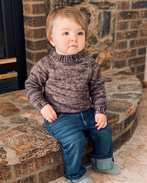 A Classic Baby Sweater Crochet Pattern That Will Be A Wardrobe Staple
