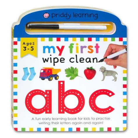 Original Priddy Learning My First Wipe Clean Abc Board Book Includes