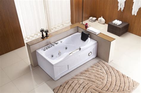 While this small bathtub is big on functional features, it also delivers soothing comfort with 13 adjustable whirlpool water jets. New Jetted Whirlpool Hydrotherapy Bathtub Bath Tub w/ Heat ...