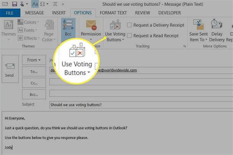 How To Create A Poll In Outlook