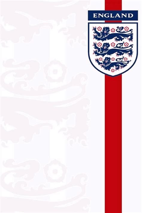 The great collection of england football team wallpaper for desktop, laptop and mobiles. England Shirt Badge iPhone Wallpaper / iPod Wallpaper HD ...