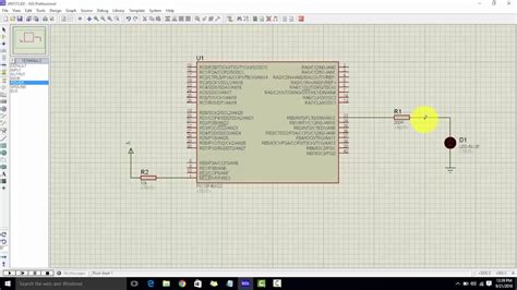 How To Use Proteus For Microcontrollers Based Circuits Simulation Youtube