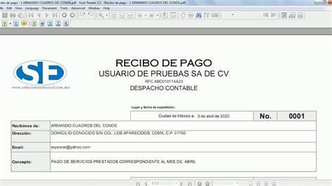 Formato De Recibo De Pago En Excel Siempre Excel Mobi Vrogue Co