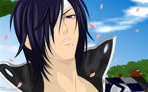 Ririchiyo shirakiin of inu x boku ss. Image - Cherry blossoms flowers men sakura purple hair ...