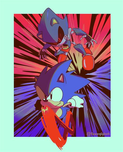 Sonic And Metal Sonic Sonic The Hedgehog Wallpaper Fanpop Page