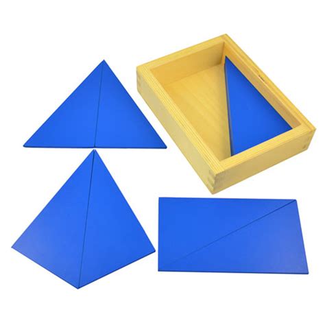 Blue Triangles Montessori Materials Thinkamajigs