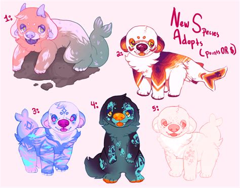 Closed Species Adopts By Caringbears On Deviantart