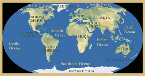How Many Oceans And Seas How Many Oceans In The World As Many Oceans