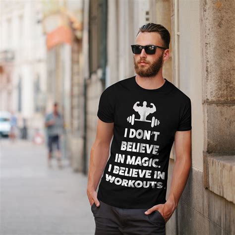 Download Wellcoda Believe Gym Workout Mens T-shirt, Workout Graphic Design Printed Tee | eBay