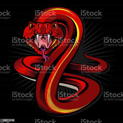 Red Viper Snake Stock Illustration Download Image Now Istock