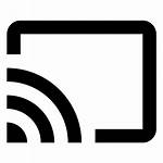 Chromecast Cast Icon Button Svg Wikimedia Commons