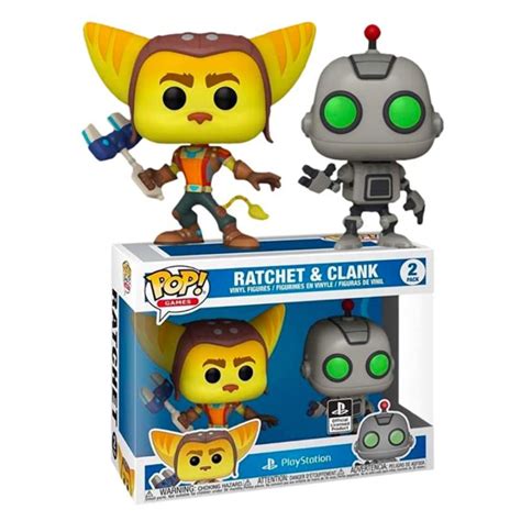 Funko Pop Playstation Games Ratchet And Clank 2pack Game Games Loja