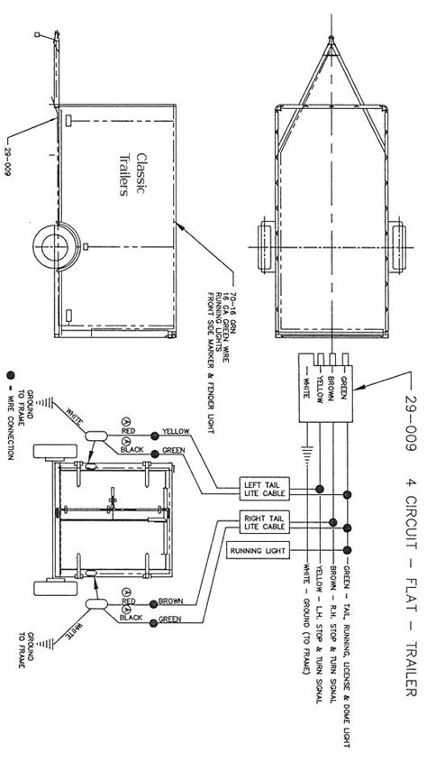 How do utility trailer lights wire up to the trailer wiring harness. Trailer Wiring Diagrams | Trailer wiring diagram, Utility trailer, Trailer plans