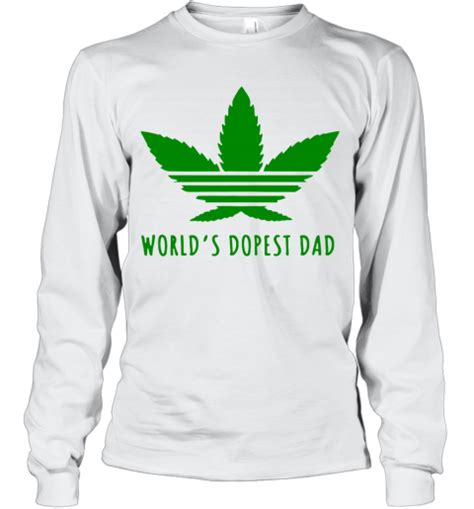 Weed Worlds Dopest Dad T Shirt Trend T Shirt Store Online