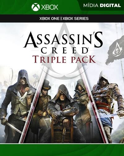 Assassins Creed Triple Pack Black Flag Unity Syndicate Xbox One