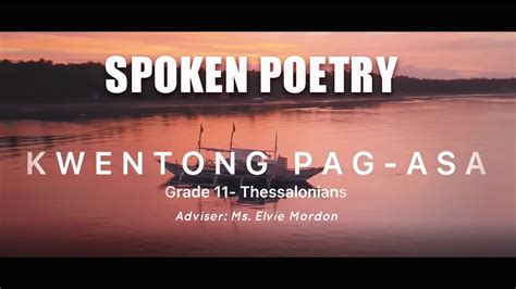 Spoken Poetry Kwentong Pag Asa Pandemic Youtube
