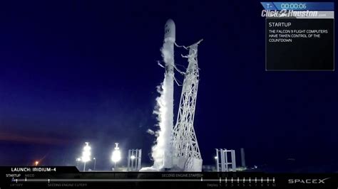 Spacex Launches Rocket From Vandenberg Air Force Base In