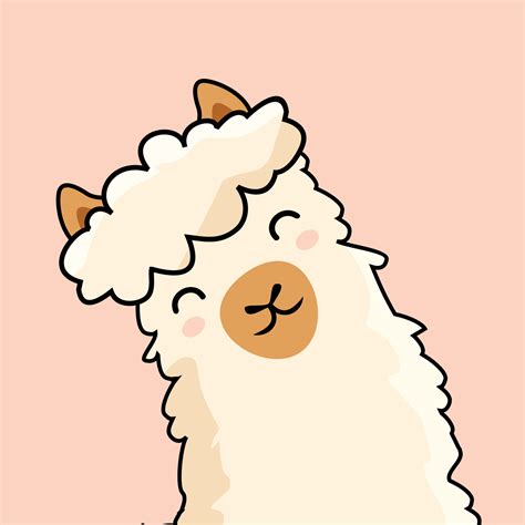 How To Draw Cute Cartoon Kawaii Llama Or Alpaca From